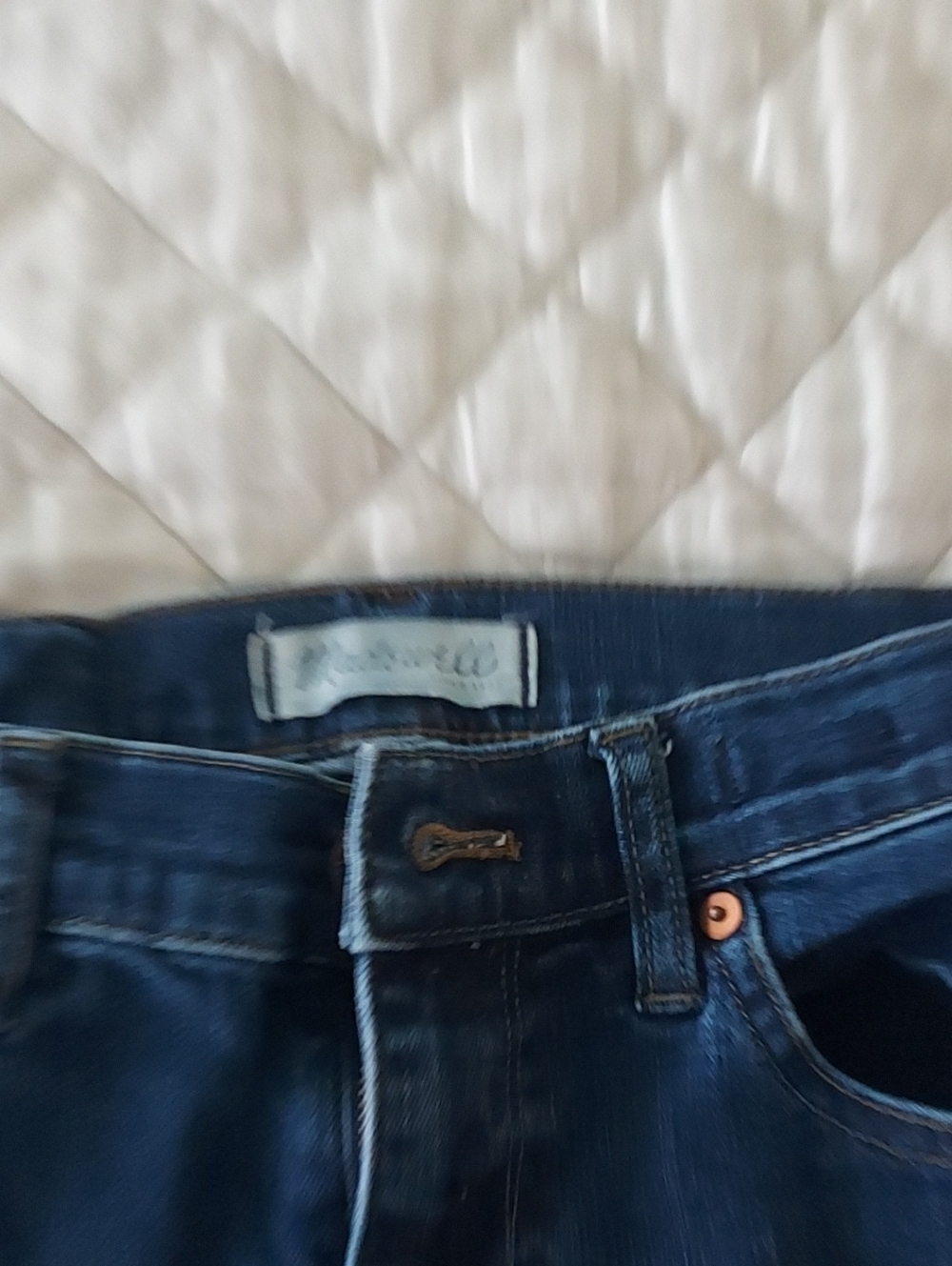 Madewell Dark Blue High-Rise Women's Jeans